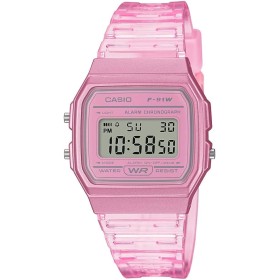 Casio Classic F91W Series Reloj de Cuarzo | Resistente al Agua | Cronómetro de 1/100 Segundos | Alarma Diaria | Señal de Hora