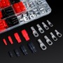 Sctecoau 140 Terminales de Cable de Tubo, Juego de Terminales de Cable para Batería de Automóvil, Juego de 70 Terminales de