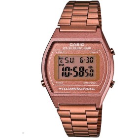 Casio Reloj digital unisex retro B640WB con correa de acero inoxidable