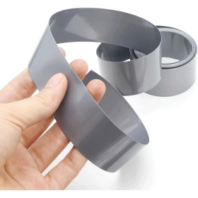 LEFTART Tubo termorretráctil de PVC de 1 m, película Gris, for conexión de Cables, Funda for Cable, Revestimiento Aislante(Width