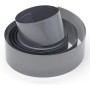 LEFTART Tubo termorretráctil de PVC de 1 m, película Gris, for conexión de Cables, Funda for Cable, Revestimiento Aislante(Width