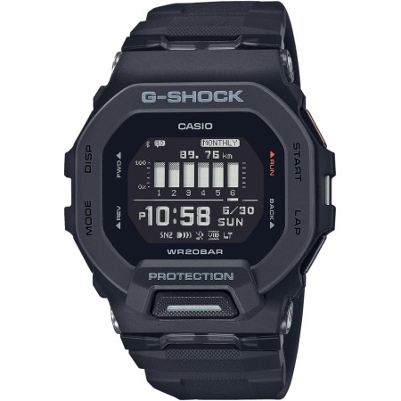CASIO G-Shock GBD-200-1ER Montre - Résistante aux chocs - Multifonctions - Noir