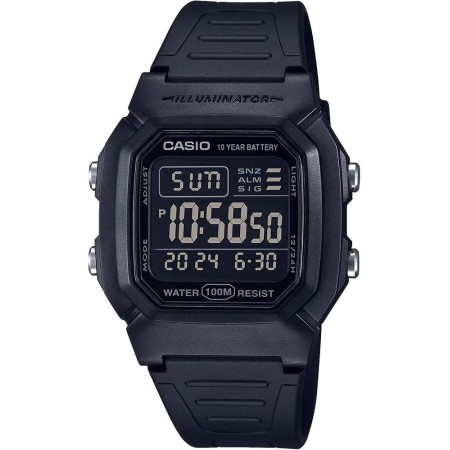 Casio Reloj Digital para Hombres de Cuarzo con Correa en Resina W-800H-1B