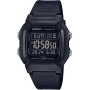 Casio Reloj Digital para Hombres de Cuarzo con Correa en Resina W-800H-1B