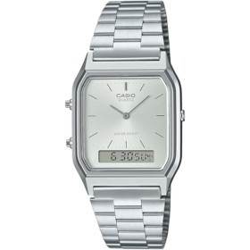Casio AQ-230A-7A - Reloj Ana-Digi plateado, talla única, pulsera