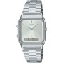 Casio AQ-230A-7A - Reloj Ana-Digi plateado, talla única, pulsera