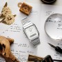 Casio AQ-230A-7A - Reloj Ana-Digi plateado, talla única, pulsera