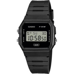 Casio Reloj Digital para Unisex Adulto de Cuarzo con Correa en Plástico F-91WB-1AEF