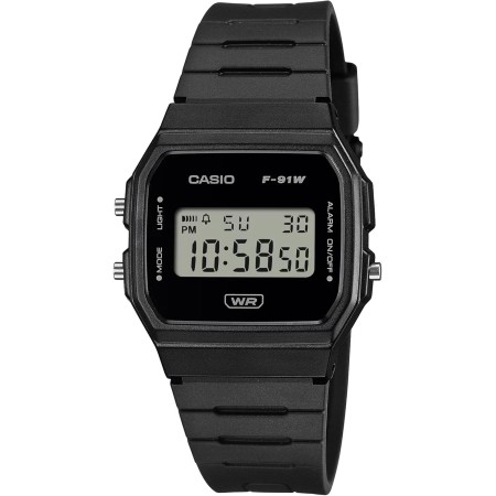Casio Reloj Digital para Unisex Adulto de Cuarzo con Correa en Plástico F-91WB-1AEF