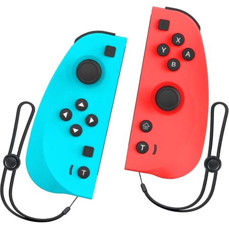 Holilo Mando para Switch, L/R Mandos Inalambricos para Switch/Lite/OLED con Gyro Axis, Dual Vibración, Wake Up, Función