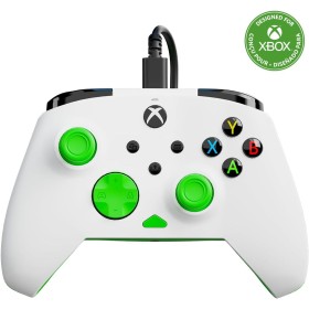 Turtle Beach Rematch Core Blanco/Verde - Mando con cable - Con licencia para Xbox Series XS, Xbox One y PC - Botones de audio,