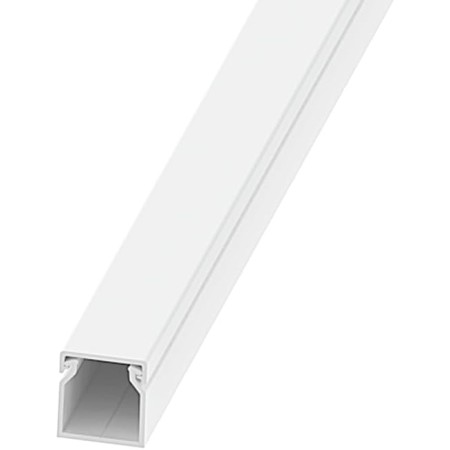 Canaleta Autoadhesiva con Tapa para Cableado 15X17-2 Metros-6 Unidades