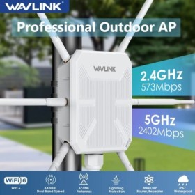 WAVLINK WiFi6 de alta potencia punto de acceso al aire libre de largo 