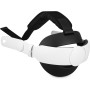 Zhufas Correa Ajustable Compatible con Meta Quest 3S / Quest 3, One Click Estirar y Retraer Head Strap, Mayor Comodidad e
