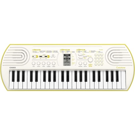 Casio SA-81 32 Mini-Keys Keyboard en blanco y negro y Rhythm Warriors lecciones animadas en línea