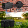 Cieex Caja de cables resistente al agua, IP54, caja eléctrica resistente al agua para exteriores, caja de cables negra para