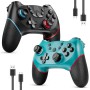 ETPARK 2 PCS Mando Switch Inalámbrico, Mandos Switch para Switc.h/Switc.h 2/Lite/OLED, Mand.o Pro Switc.h con Función Wake,