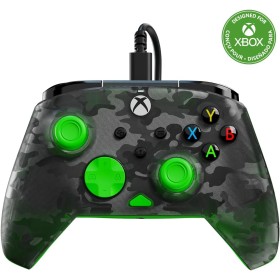 Turtle Beach Rematch Core Camo Negro/Verde - Gamepad con cable - Con licencia para Xbox Series XS, Xbox One y PC - Botones de