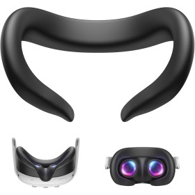 KIWI design F3 Silicone Facial Interface Compatible con Meta/Oculus Quest 3, Accesorios de Face Cover Pad a Prueba de Sudor, no