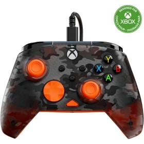 Turtle Beach Rematch Core Ghost Camo Negro/Naranja - Mando con Cable - con Licencia para Xbox Series XS, Xbox One y PC - Botones