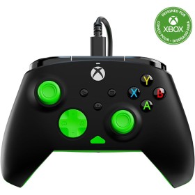 Turtle Beach Rematch Core Negro/Verde - Mando con Cable - con Licencia para Xbox Series XS, Xbox One y PC - Botones de Audio,