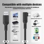 Momowin VR Cable de Carga, Compatible con Meta Quest 3/Quest 3S/2/1/Pico 4/3/Oculus Quest 2/PC Steam VR Hi-Speed 2.5 Gbps, USB