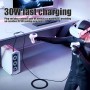 Momowin VR Cable de Carga, Compatible con Meta Quest 3/Quest 3S/2/1/Pico 4/3/Oculus Quest 2/PC Steam VR Hi-Speed 2.5 Gbps, USB