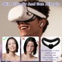 Face Cover Interface para Quest 3S, Cubierta Facial de Silicona para Meta Quest 3S, Almohadilla Compatible con Auriculares