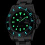 ADDIESDIVE 41mm Reloj analógico de Cuarzo para Hombre 20 Bar Resistente al Agua Acero Inoxidable Reloj de Pulsera para Hombre