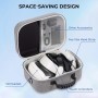 Bolsa de Viaje de Gran Capacidad para Meta Quest 3, Compatible con Kiwi Design/BOBOVR Elite Strap y Otros Accesorios, Funda