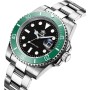 ADDIESDIVE 41mm Reloj analógico de Cuarzo para Hombre 20 Bar Resistente al Agua Acero Inoxidable Reloj de Pulsera para Hombre