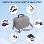 Bolsa de Viaje de Gran Capacidad para Meta Quest 3, Compatible con Kiwi Design/BOBOVR Elite Strap y Otros Accesorios, Funda
