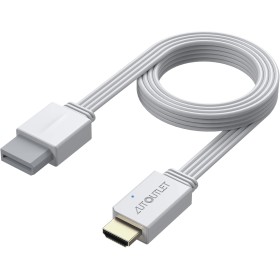 AUTOUTLET Wii Adaptador HDMI, 1080P/720P Wii a HDMI Adaptador de HDMI Longitud de 150cm Integrado y diseño de Cable HDMI, Plug