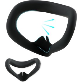 YHX-OU Face Cover Compatible con Meta/Oculus Quest 3S Interfaz Facial,Máscara de Silicona para Quest 3S Face Pad Accesorios