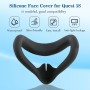 YHX-OU Face Cover Compatible con Meta/Oculus Quest 3S Interfaz Facial,Máscara de Silicona para Quest 3S Face Pad Accesorios