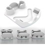 Base de carga para gafas de auriculares Meta Quest 3S VR, soporte de almacenamiento de mango compatible con asas de controlador