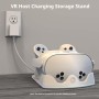 Base de carga para gafas de auriculares Meta Quest 3S VR, soporte de almacenamiento de mango compatible con asas de controlador