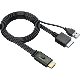 LiNKFOR Convertidor PS2 a HDMI 1080P 60hz,Cable HDMI Plug and Play con Conversión 16:9/4:3 para PS1/PS2