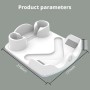Base de carga para gafas de auriculares Meta Quest 3S VR, soporte de almacenamiento de mango compatible con asas de controlador