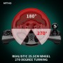 NITHO Drive Pro V200 Volante de Carreras con Pedales y Palanca de Cambios, Volante de Jeugos para PC, PS4, Xbox One, Xbox Series