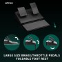 NITHO Drive Pro V200 Volante de Carreras con Pedales y Palanca de Cambios, Volante de Jeugos para PC, PS4, Xbox One, Xbox Series