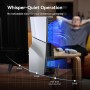 KIWIHOME Ventilador de Refrigeración para PS5 Slim, Ajuste de Velocidad Auto, Accesorios de Refrigeración Silenciosos con LED y