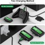 HELLCOOL Play y Kit de Carga USB Bateria para Mando Xbox One/Xbox Series, 2X3600mWh Bateria Compatible con la Mando Xbox One