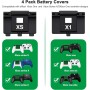 HELLCOOL Play y Kit de Carga USB Bateria para Mando Xbox One/Xbox Series, 2X3600mWh Bateria Compatible con la Mando Xbox One