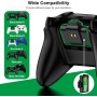 HELLCOOL Play y Kit de Carga USB Bateria para Mando Xbox One/Xbox Series, 2X3600mWh Bateria Compatible con la Mando Xbox One