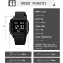 Forrader Mens Sport Digital Watches, Waterproof Outdoor Sport Watch with Alarm/Countdown Timer/Dual Time/Stopwatch/12/24H Wrist