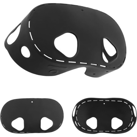 Funda protectora de realidad virtual compatible con Meta Quest 3s Funda de silicona compatible con Meta Quest 3s funda