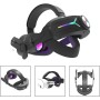 Gdfnmogo Diadema META de 3 baterías con batería de 12000 mAh, carga rápida, retroiluminación LED, comodidad ajustable para un