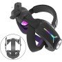 Gdfnmogo Diadema META de 3 baterías con batería de 12000 mAh, carga rápida, retroiluminación LED, comodidad ajustable para un