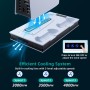 Tolesum Soporte de Refrigeración para PS5 / PS5 Slim / PS5 Pro, Soporte para PS5 Vertical Ventiladores de Refrigeración y